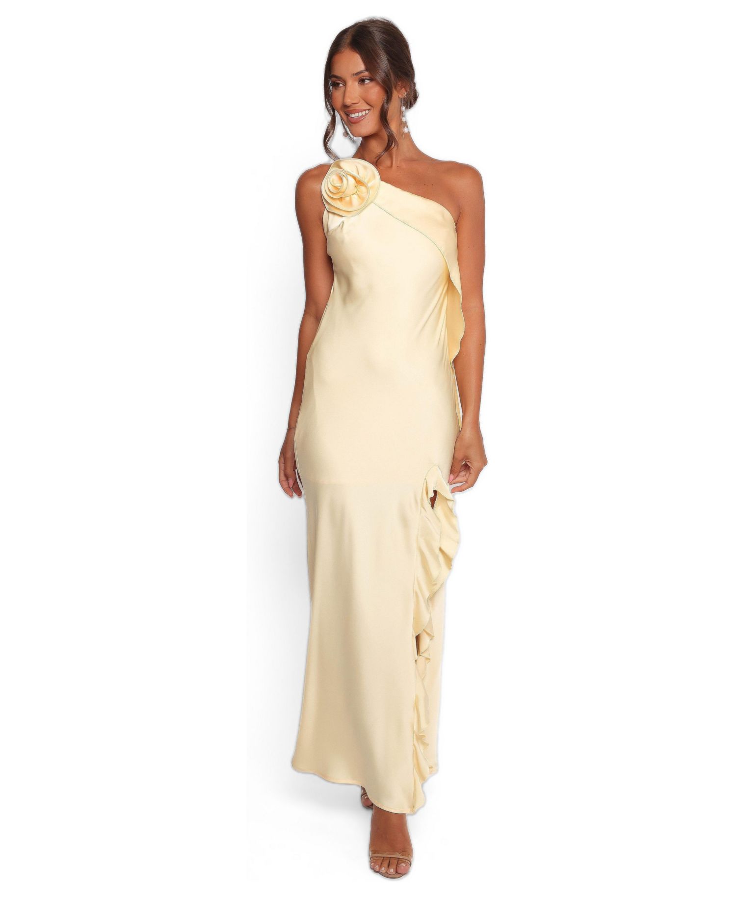 Women's Aila Rosette One Shoulder Dress