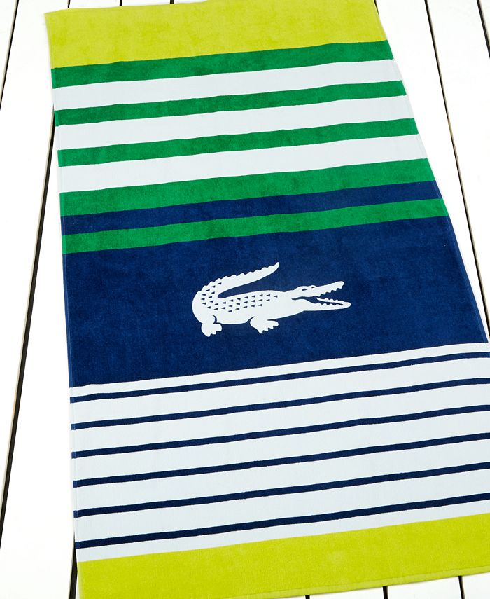 Lacoste Regate Beach Towel Macy's