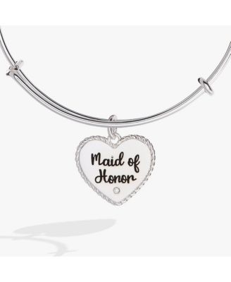 Maid Of Honor Heart Bangle Bracelet