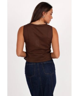 Women's Daniella Linen Vest