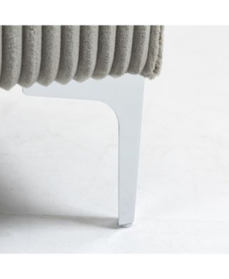 Streamdale Modular Sectional Sofa Square Ottoman Module,Storage Ottoman Footrest,Gray