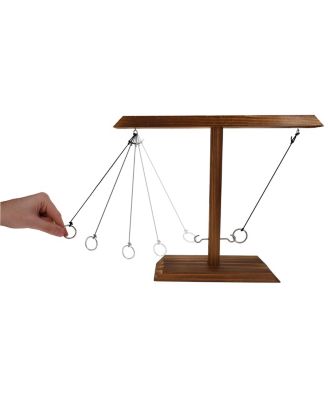2 Player Wooden Ring Toss Game