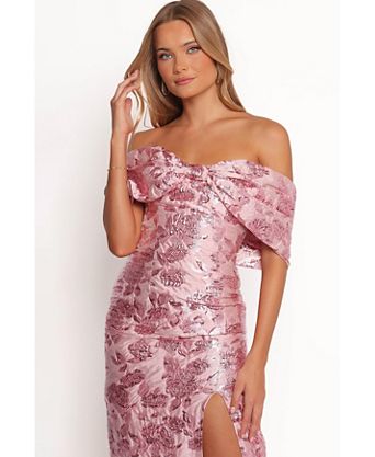 macys cocktail dresses Women's Party/Cocktail Maxi line midi length dress with scalloped lace and fit and flare silhouette Party Dresses For Macy's Short