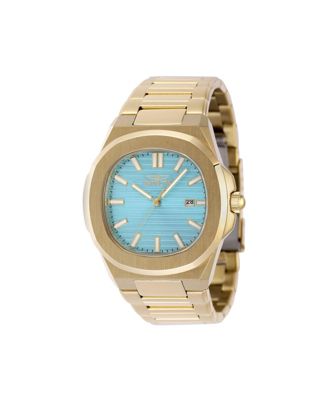 Men's 48517 Speedway Quartz 3 Hand Light Blue Dial Watch
