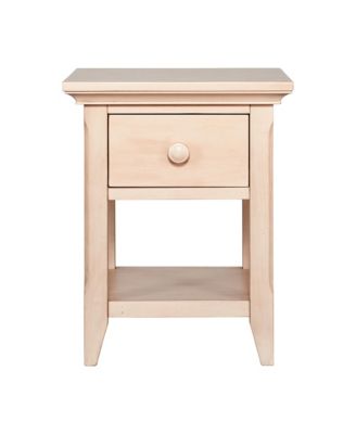 One Drawer Nightstand for Minimalist Bedrooms and Compact Storage