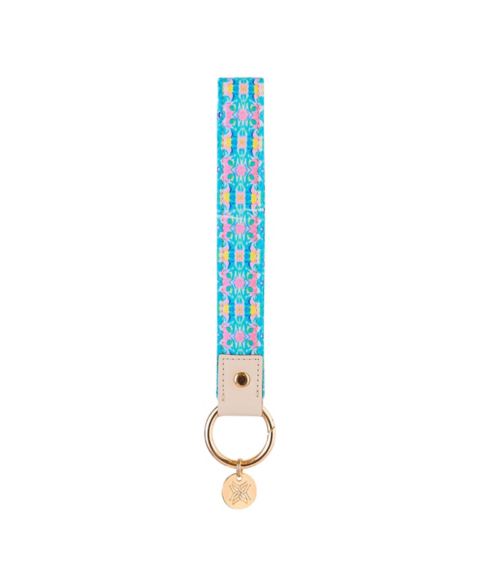 Женский брелок EVELYN & KATE Fabric Loop Keychain, цвет: Abaco