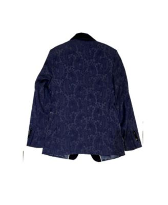 Toddler Navy Slim Fit Sports Coat