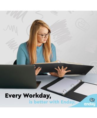 3-Ring Binder with Clear View Cover and 2 Inside Pockets – Heavy Duty Durable Binder for School Supplies, Office Organization, or Home Use – Colored Binder for Documents, Notes, Reports, and More