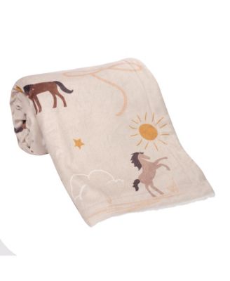Baby Country Western Cowboy/Cowgirl Soft Warm Fleece Blanket