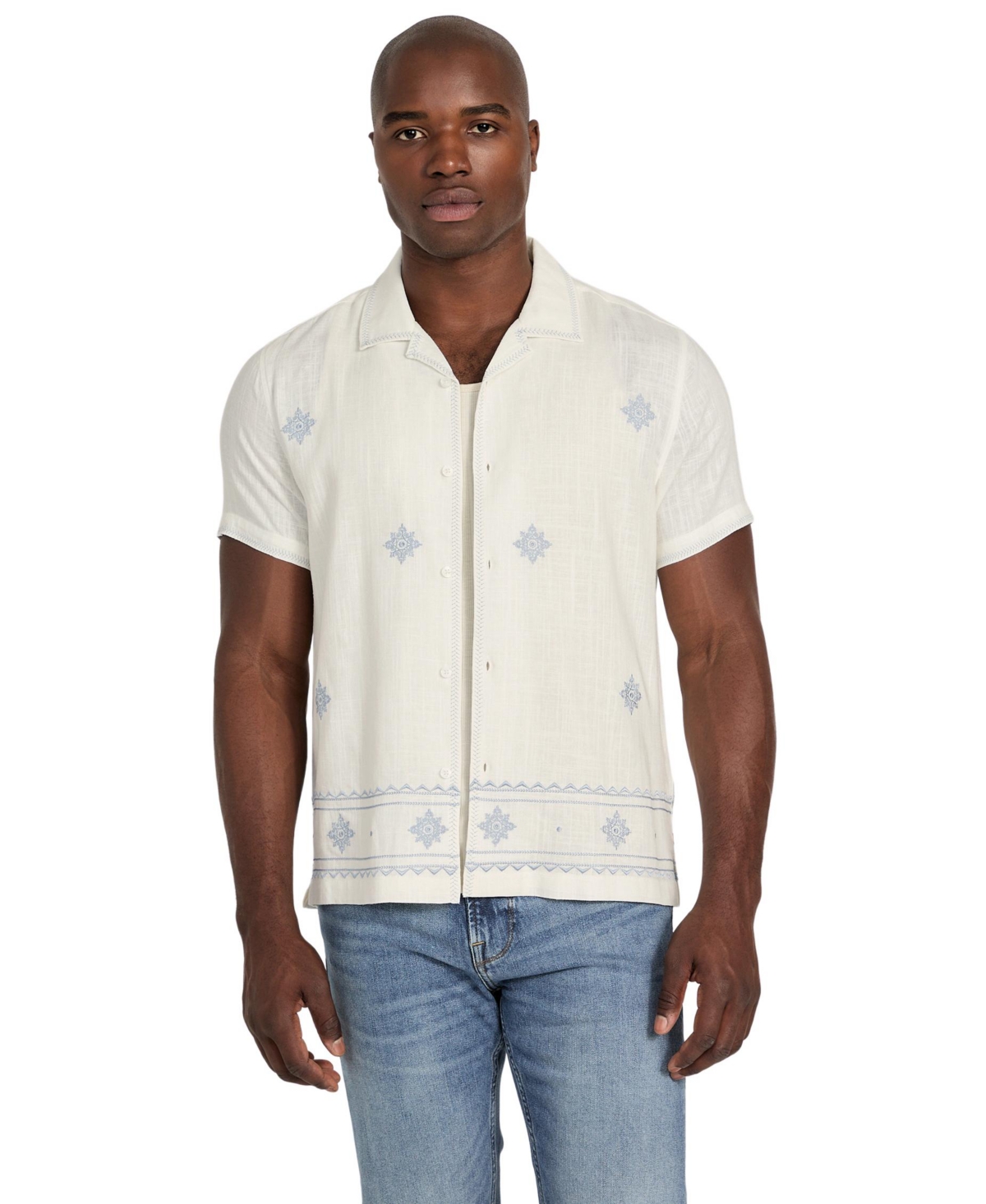 Men's Mosley Embroidered Shirt - Multi