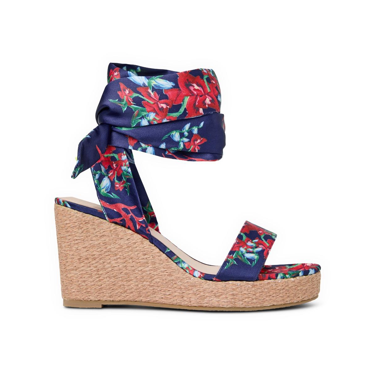 Deirdre Scarf Wedge - Fabric - Aquamarine multi