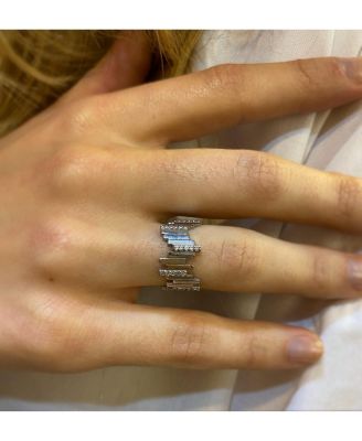 New Multiple Bar Sterling Ring