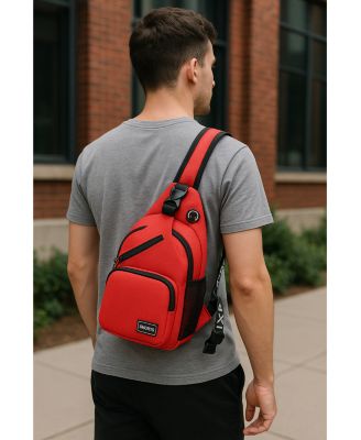 Color Pop Crossbody Travel Bag - Red