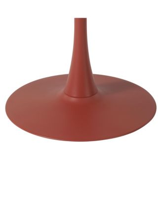 31.5" Round Outdoor Indoor Metal Cocktail Dining Table
