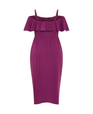 Women's Flirtation Drape Midi Dress