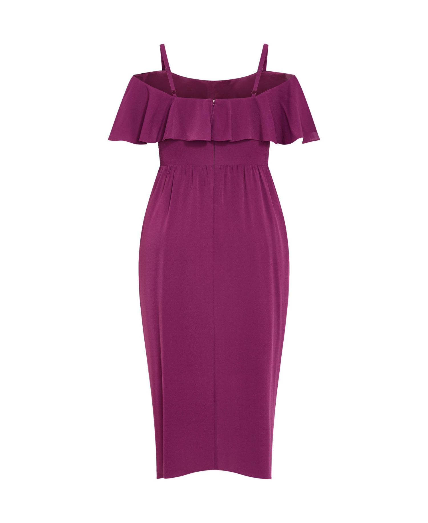 Women's Flirtation Drape Midi Dress