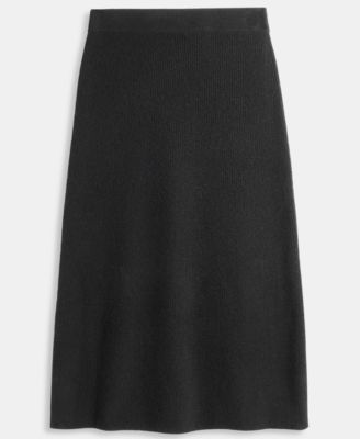 Women's 100% Cashmere A-Line Shaker Midi Skirt, Macy's Exclusive