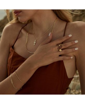 Sterling Silver Egyptian Ankh Necklace