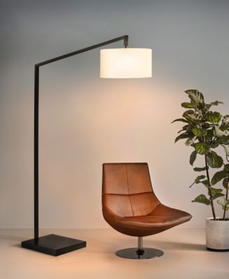 75" Metal Stretch Chairside Arc Floor Lamp