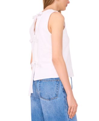 Women's Tie-Back Sleeveless Top