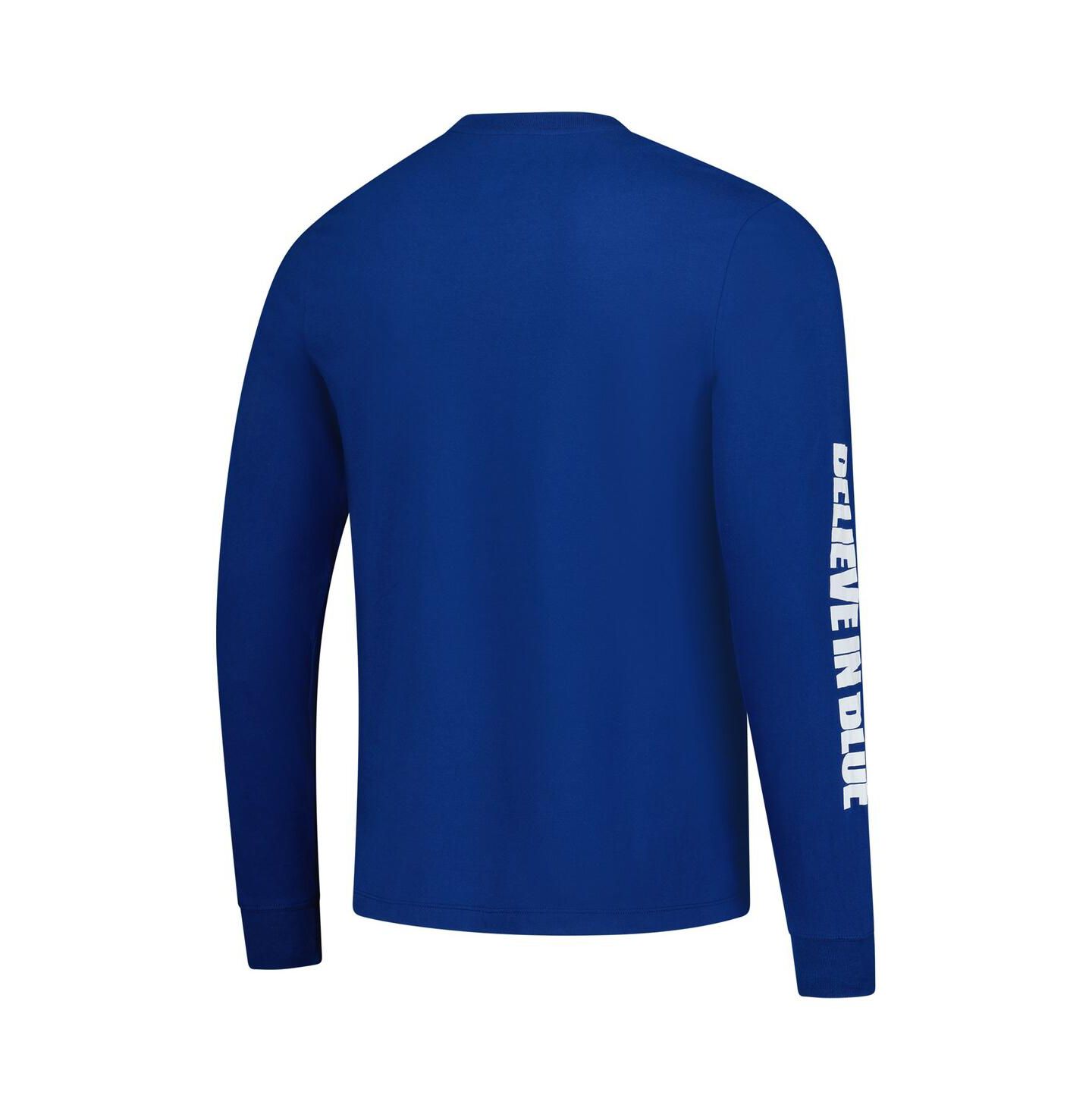 Мужская футболка Nike Royal Indianapolis Colts Split Local Long Sleeve — фото 3