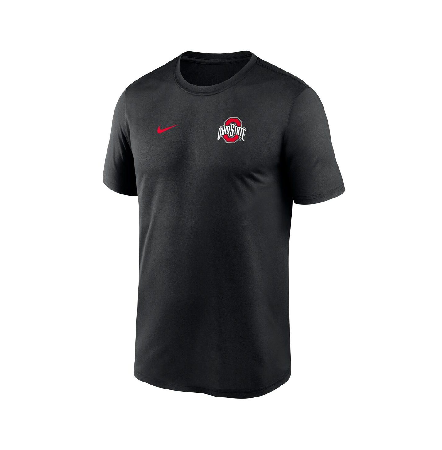 Мужская футболка Nike Black Ohio State Buckeyes 2025 Sideline Small Logo Legend Performance — фото 2