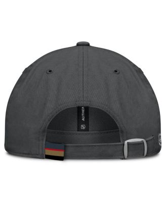 Women's Gray Vegas Golden Knights Authentic Pro Rink Adjustable Hat