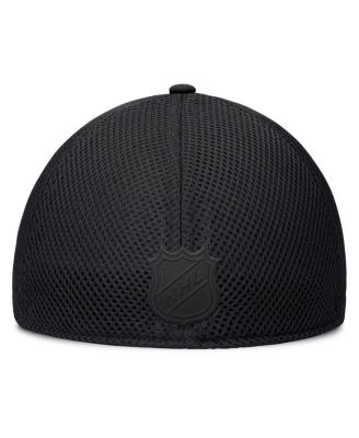 Men's Black Columbus Blue Jackets Pro Road Logo Mesh Flex Hat