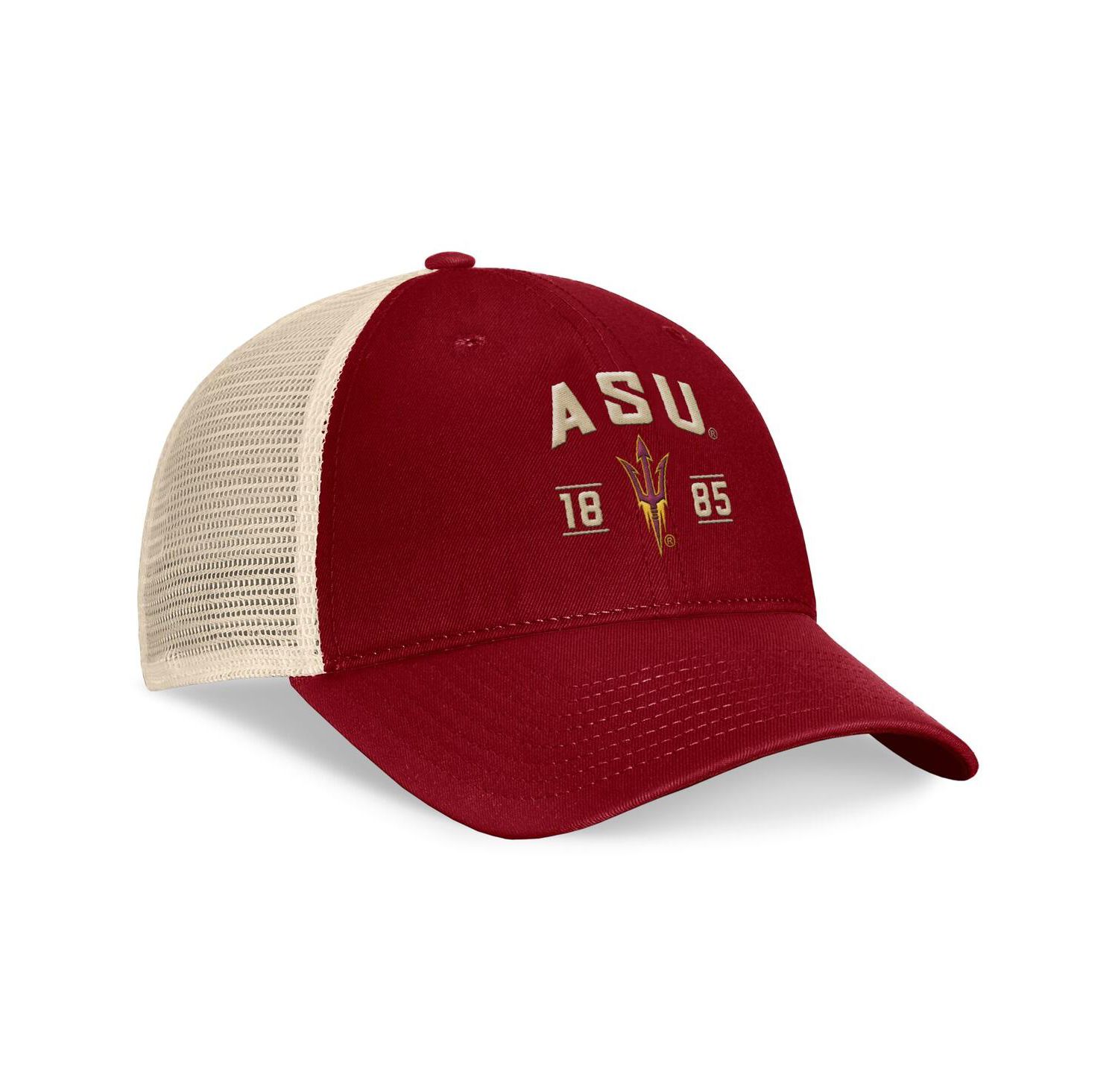 Men's Maroon Arizona State Sun Devils Heritage Waylon Trucker Adjustable Hat