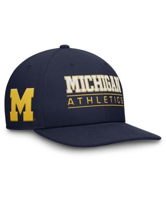 Men's Navy Michigan Wolverines Athletics Pro Adjustable Hat