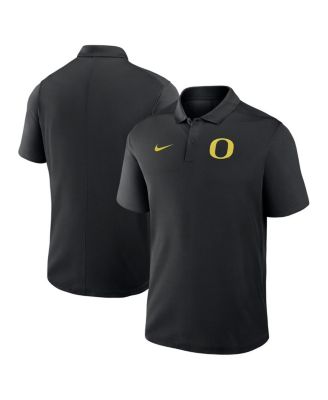 Nike - Men's Black Oregon Ducks Primetime Victory Primary Logo Performance Polo Shirt