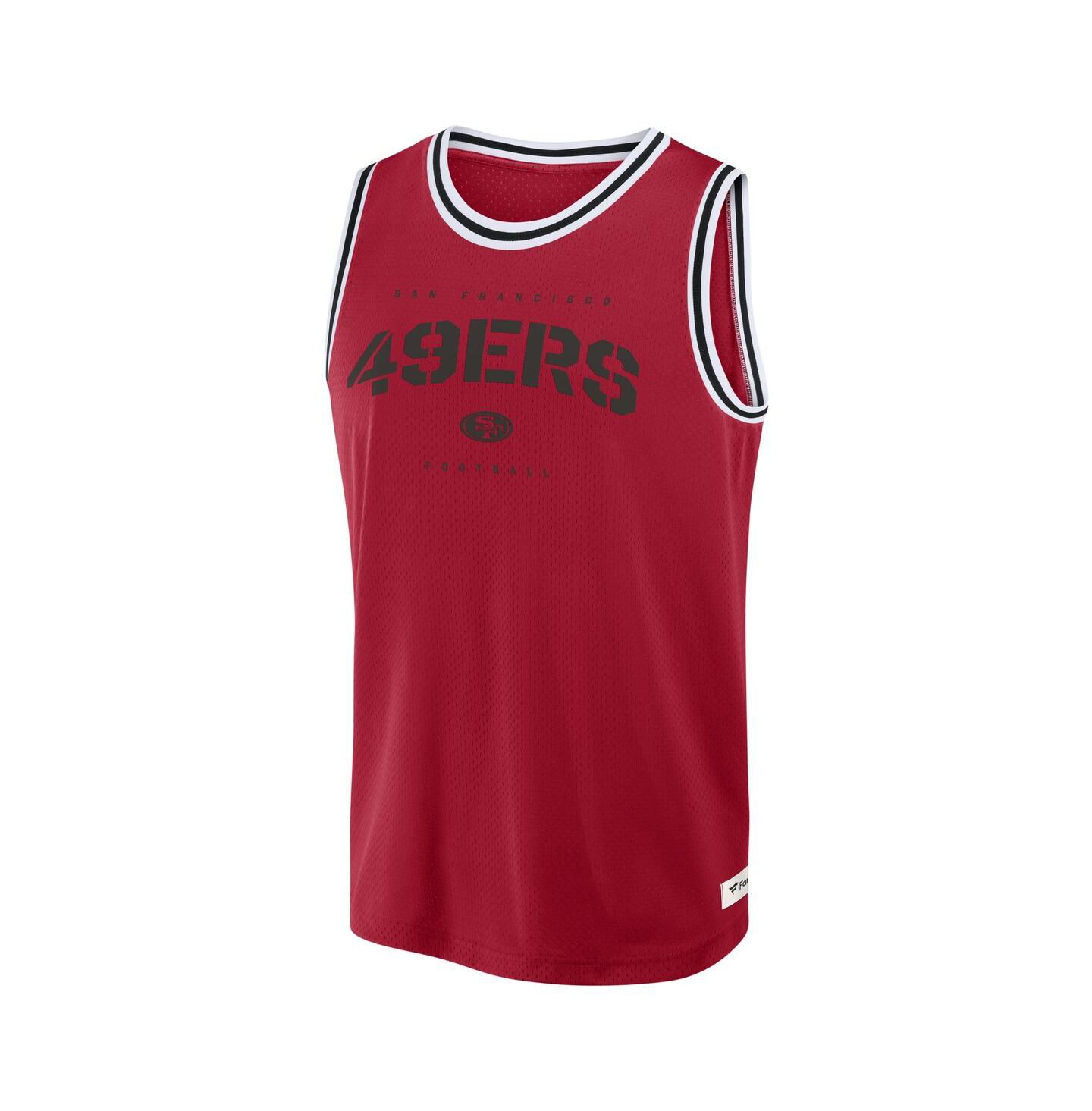 Мужской топ Fanatics Scarlet San Francisco 49ers Elements Future Ground Jersey — фото 2