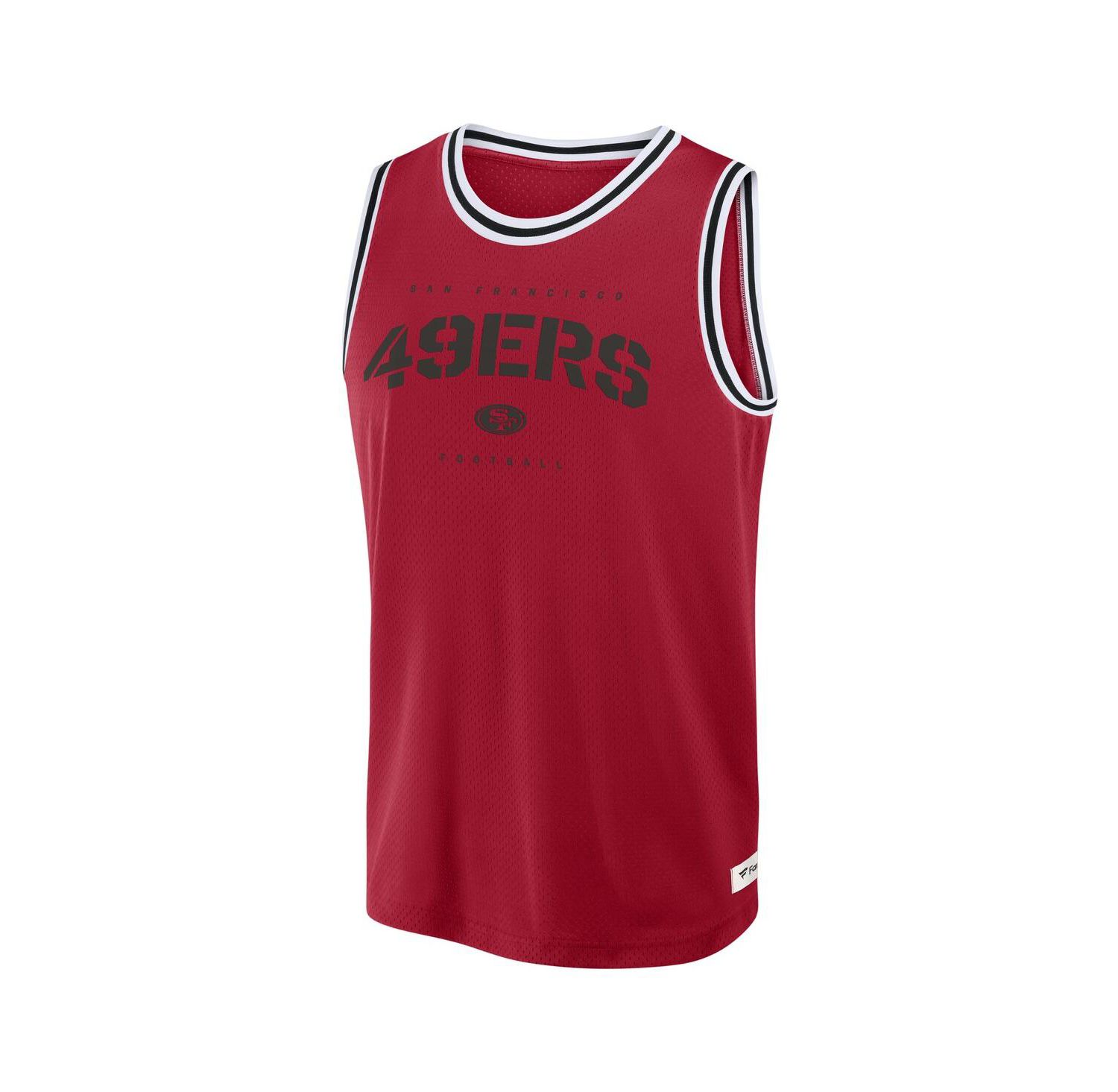Men's Scarlet San Francisco 49ers Elements Future Ground Jersey Tank Top