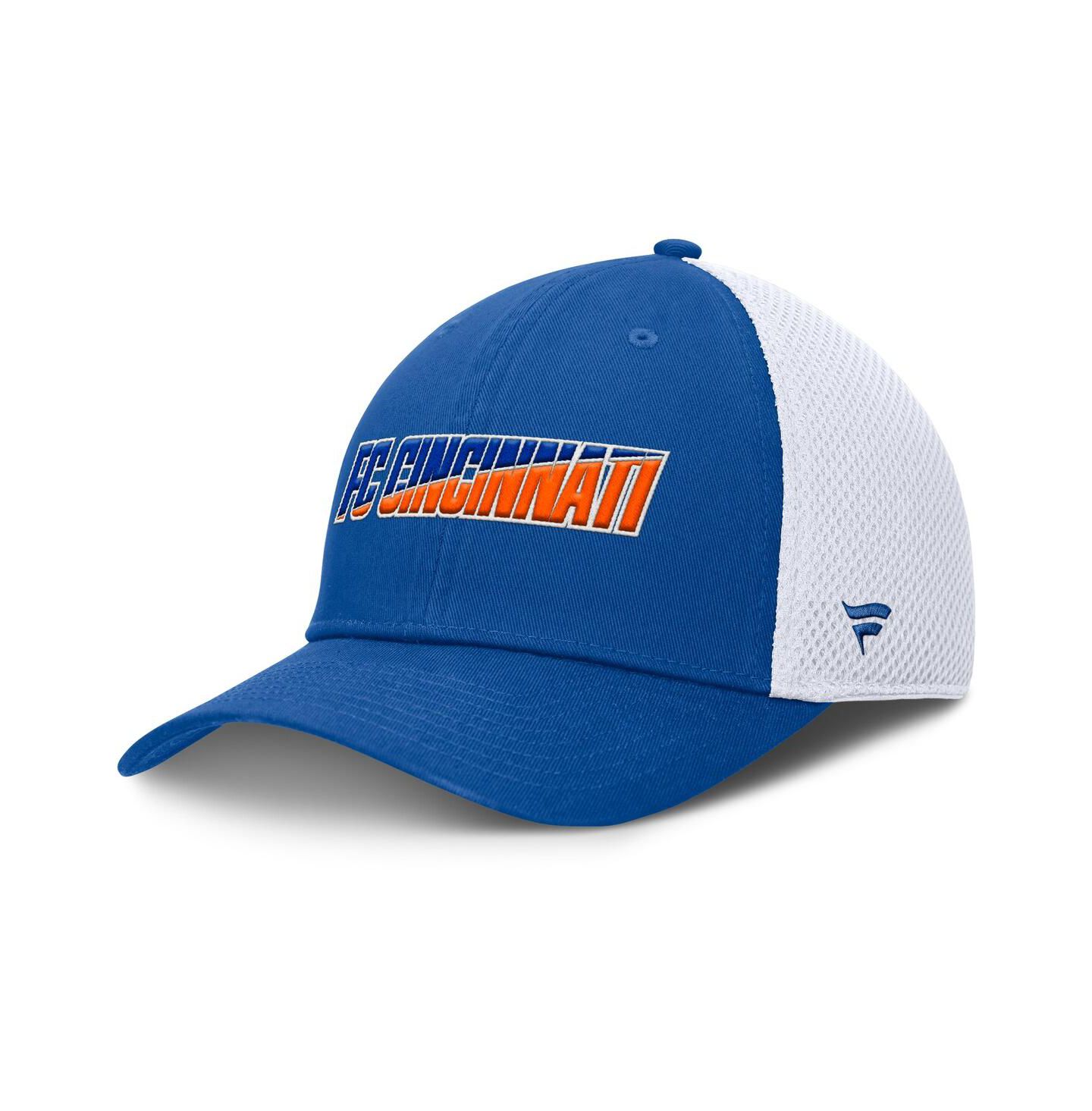 Мужская кепка Fanatics Blue FC Cincinnati Rocket Flex Hat — фото 1