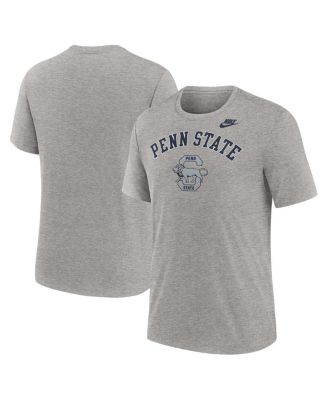 Nike - Men's Heather Gray Penn State Nittany Lions Legacy Arch Tri-Blend T-Shirt