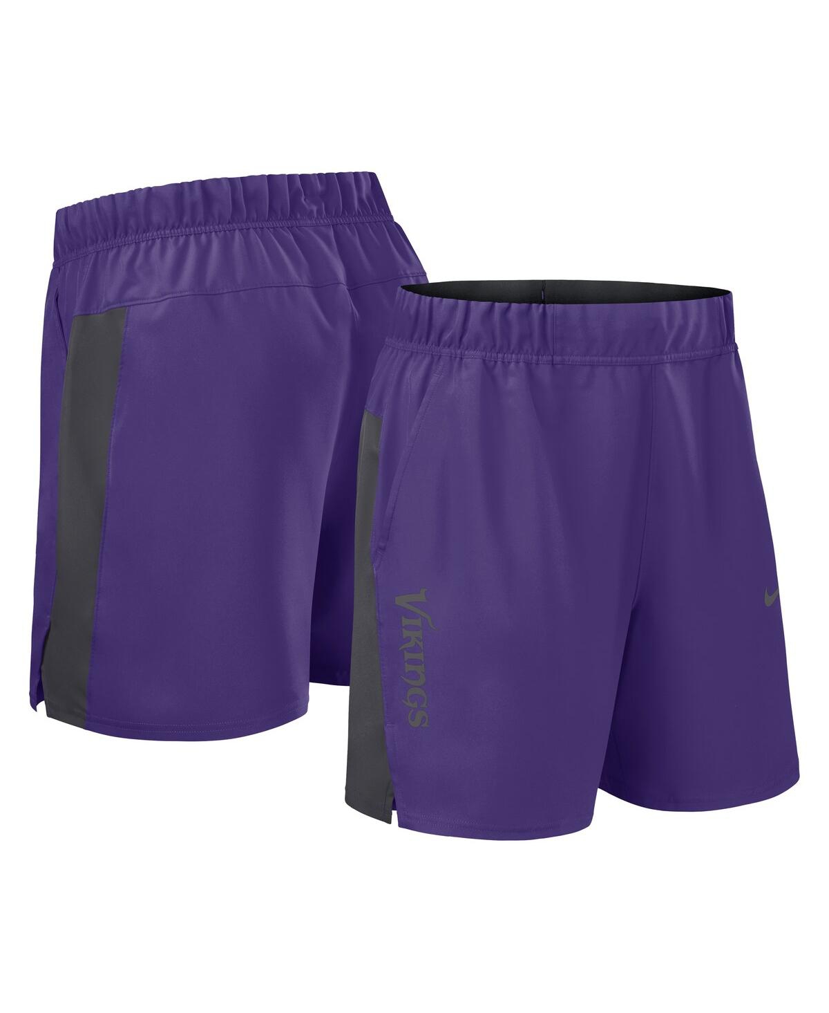 Men's Purple Minnesota Vikings Woven Victory Performance Shorts - Purple