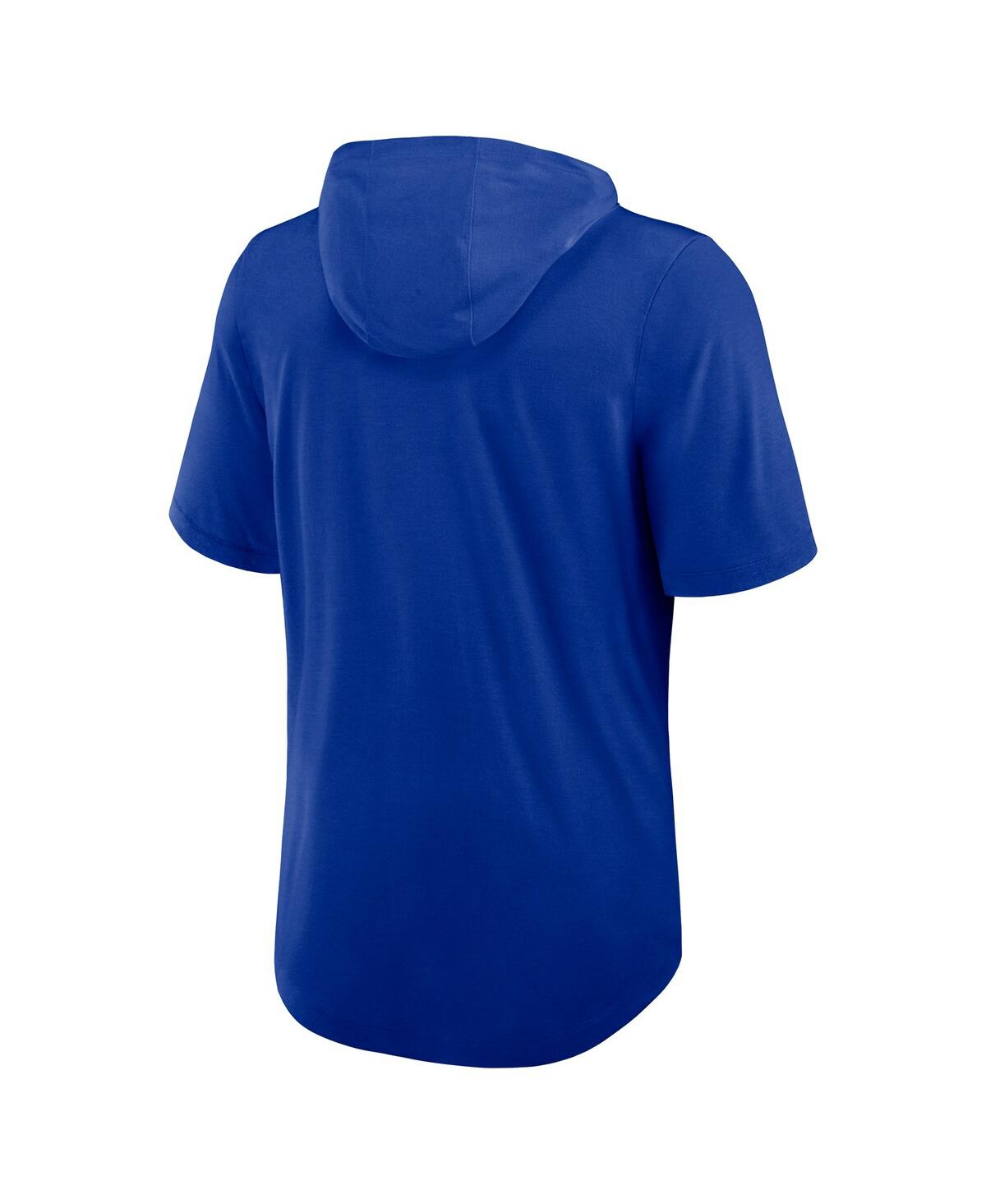Nike Royal Buffalo Bills Lockup Tri-blend Hoodie T-shirt In Blue