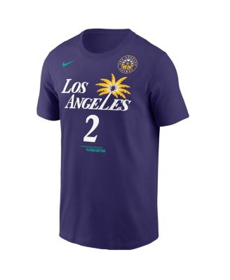 Men's Rickea Jackson Purple Los Angeles Sparks Explorer Edition Name Number T-Shirt