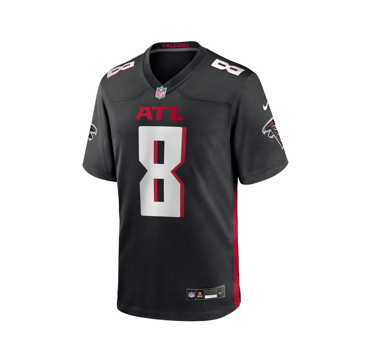 Men's Kyle Pitts Sr. Black Atlanta Falcons Team Game Jersey