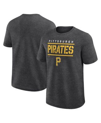 Fanatics - Men's Heather Charcoal Pittsburgh Pirates Top Notch T-Shirt
