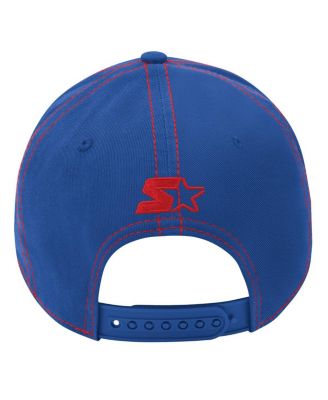 Men's Blue New York Rangers Sphere II Curved Starfit Adjustable Hat
