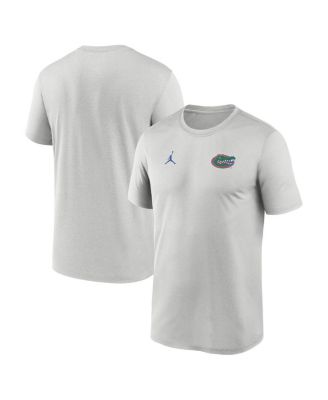 Jordan - Men's Gray Florida Gators 2025 Sideline Small Logo Legend Performance T-Shirt