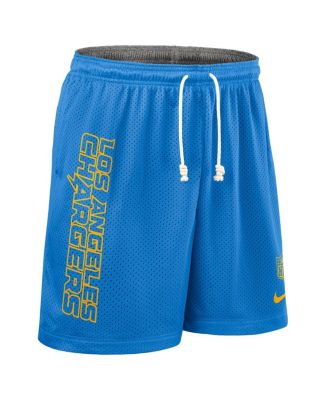 Men's Powder Blue Los Angeles Chargers Sideline Reversible Performance Shorts