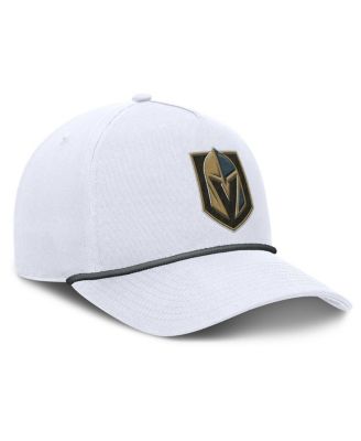 Men's White Vegas Golden Knights Rope A-Frame Adjustable Hat