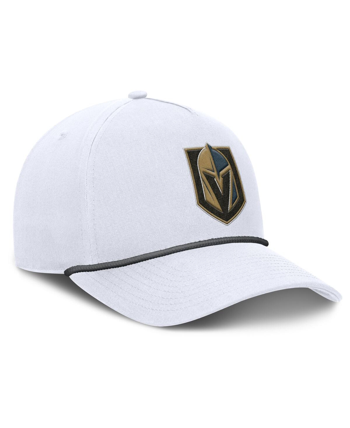 Fanatics Men's White Vegas Golden Knights Rope A-frame Adjustable Hat