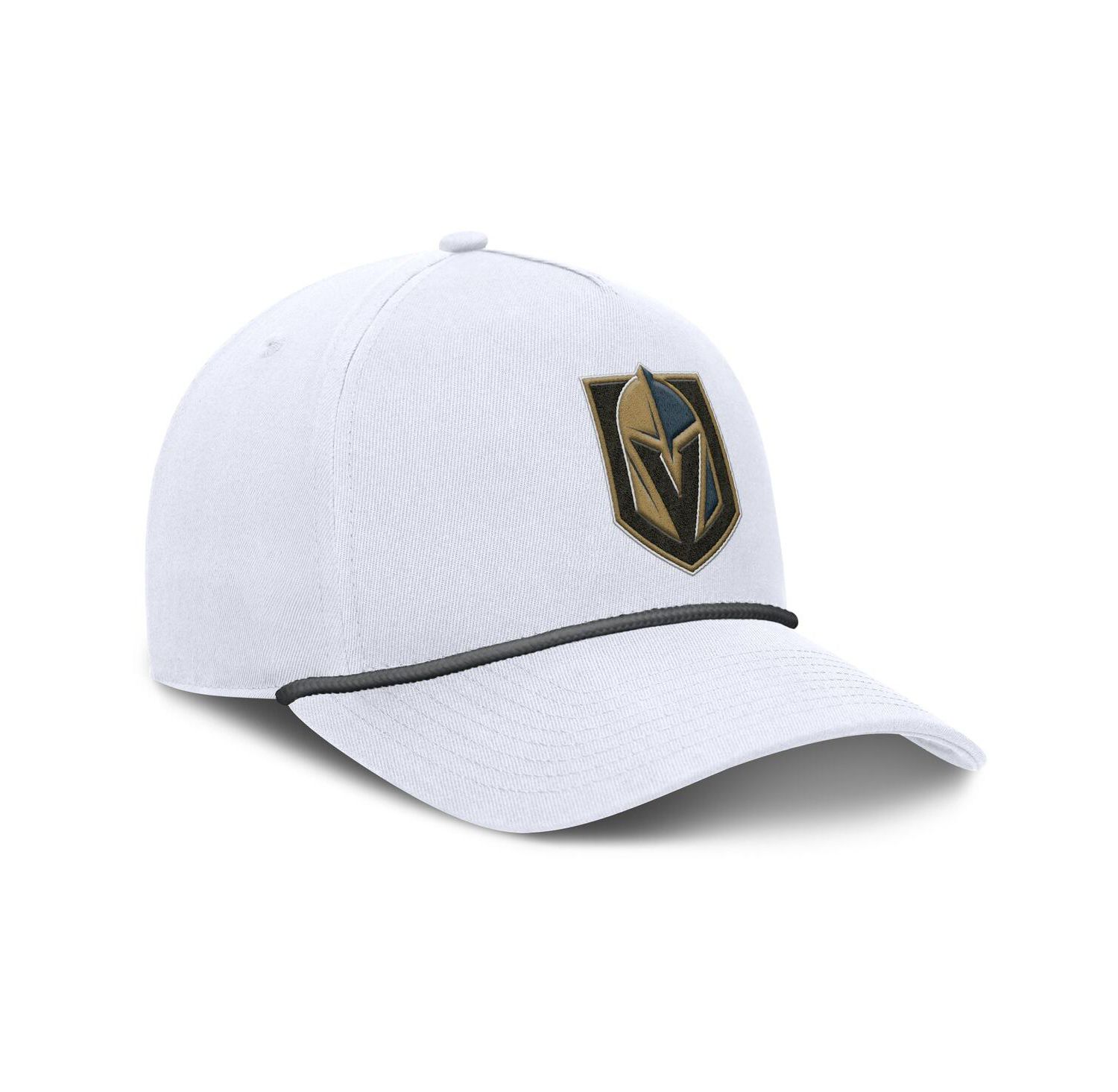 Men's White Vegas Golden Knights Rope A-Frame Adjustable Hat