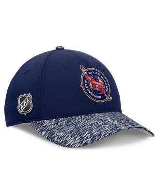Fanatics - Men's Alexander Ovechkin Navy/Heather Navy Washington Capitals NHL All-Time Leading Goal Scorer Locker Room Adjustable Hat