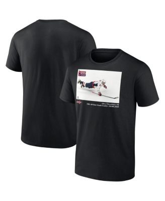 Fanatics - Men's Alexander Ovechkin Black Washington Capitals NHL All-Time Goals Leader T-Shirt