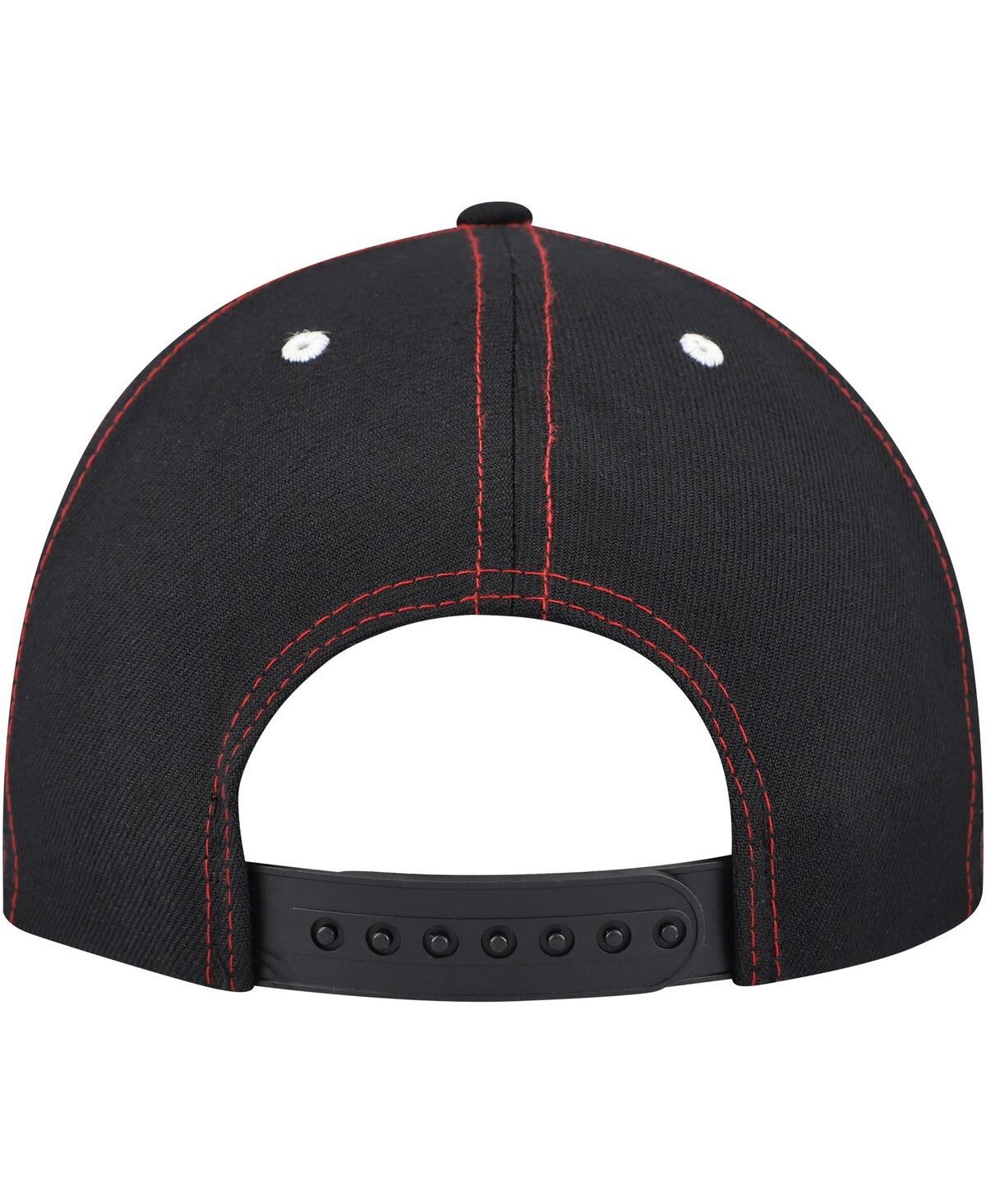 Lids Big Boys And Girls Black Spider-man Glow-in-the-dark Snapback Hat In Black