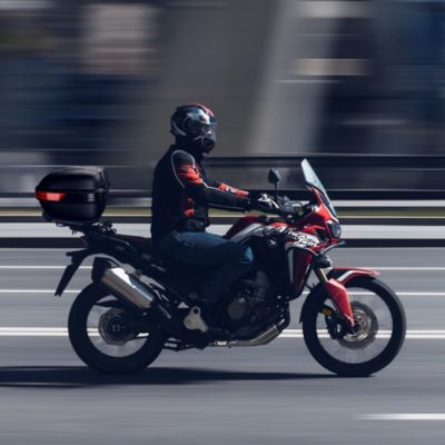 AHR 30L Motorcycle Tour Tail Box Scooter Trunk Luggage Top Lock Storage Carrier Case